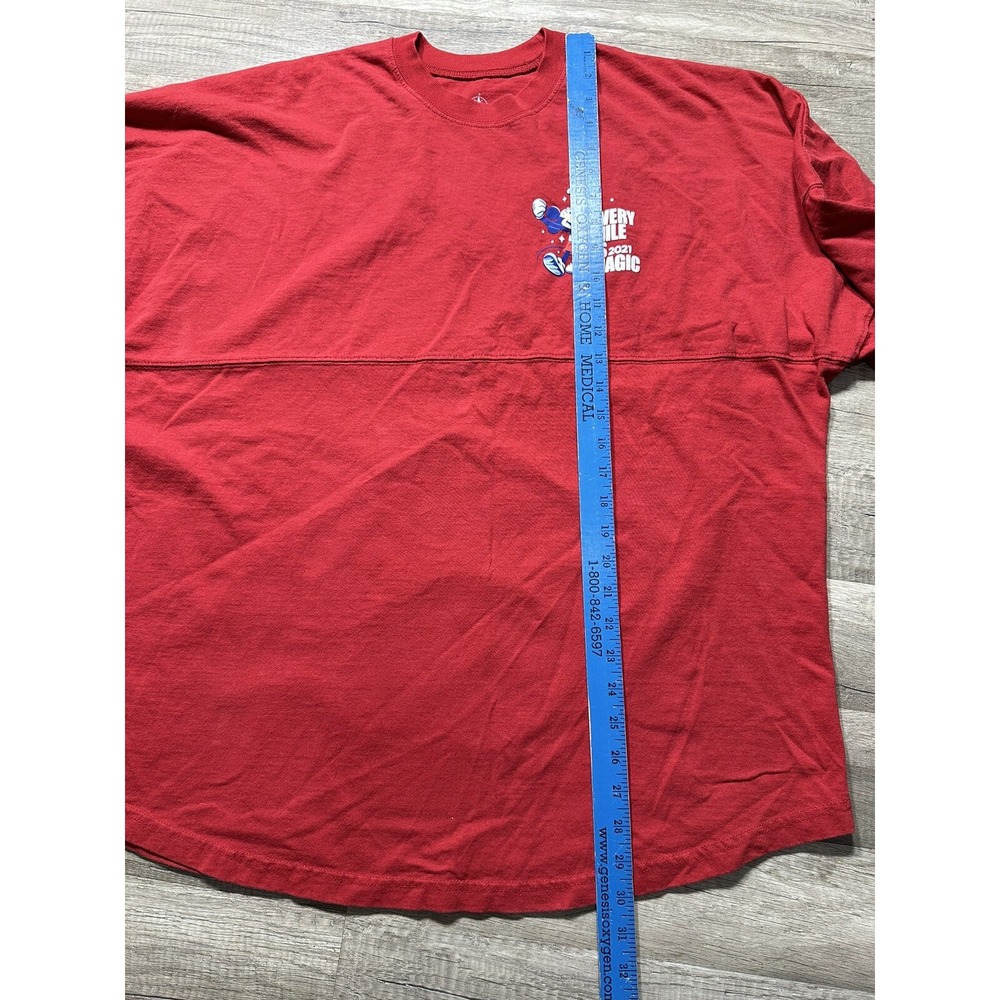 Disney Run Disney Spirit Jersey 2021 Adult Size XL Red Every Mile Is Magic - Picture 15 of 16
